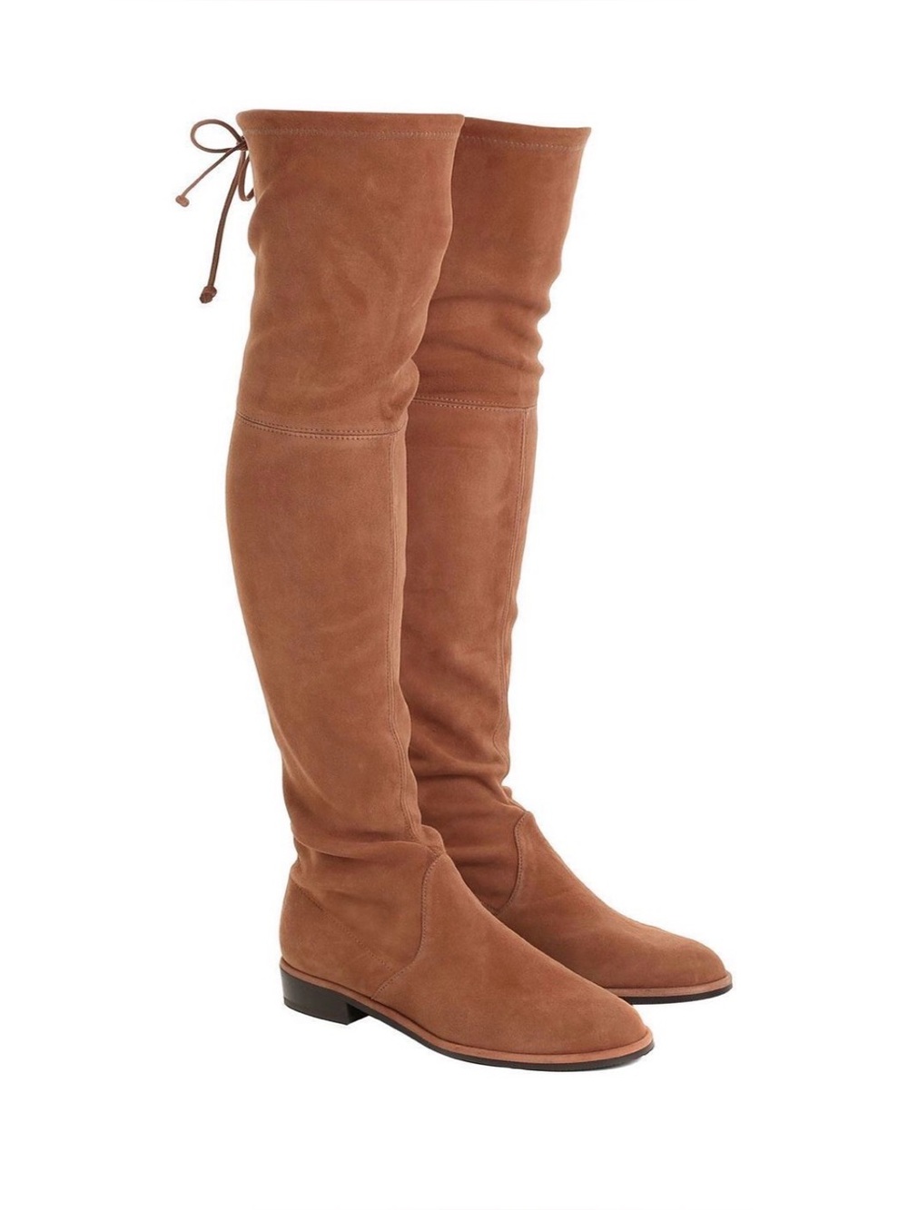 Stuart Weitzman Lowland Over knee Boots Brown Suede 7